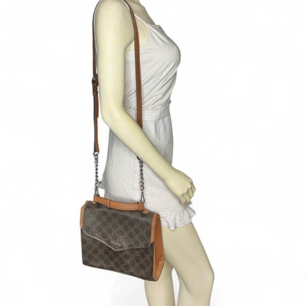 Nine West Brown and Tan Crossbody Bag